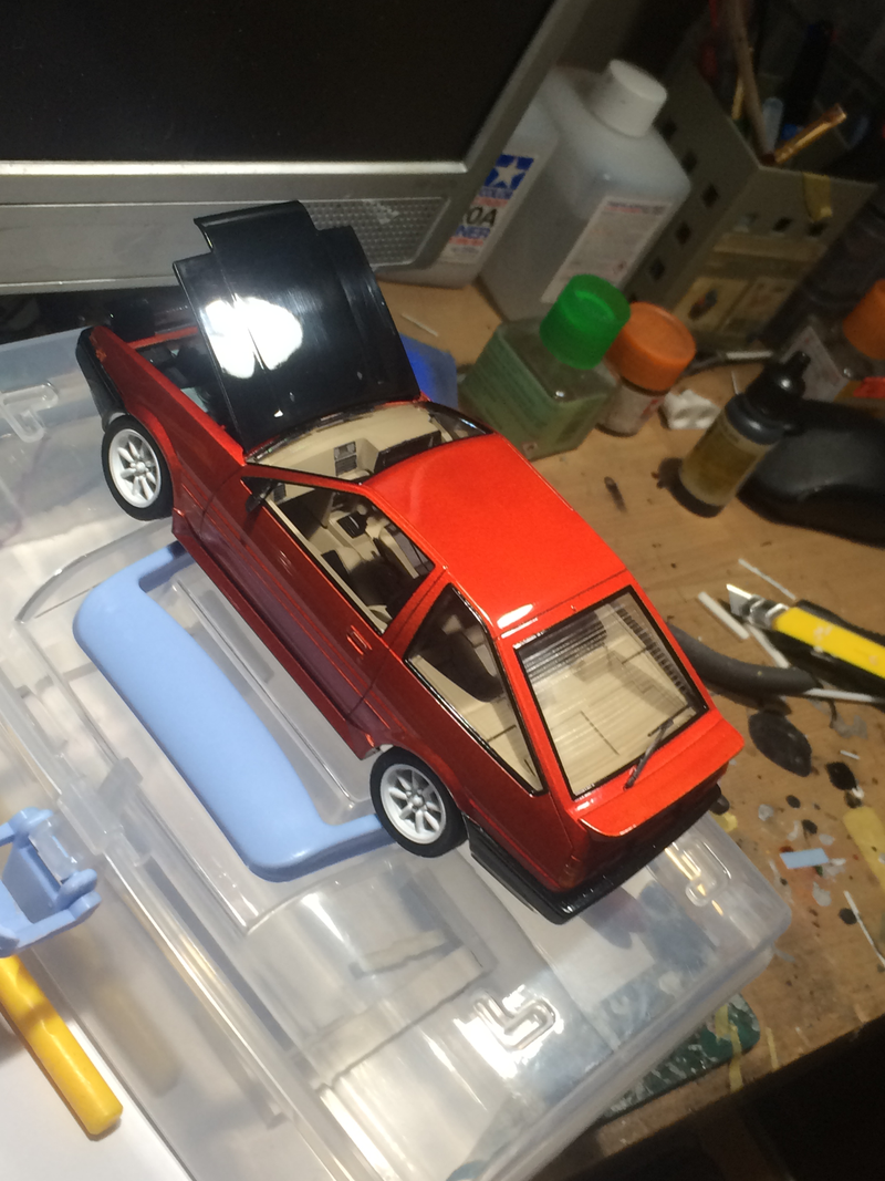 Illustration for article titled My 1/24 Toyota Ae86 Model Kit